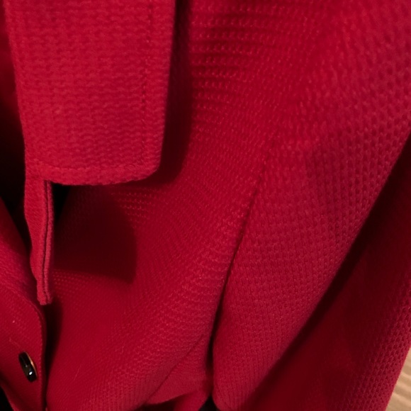 Red blazer with belt - Picture 3 of 3